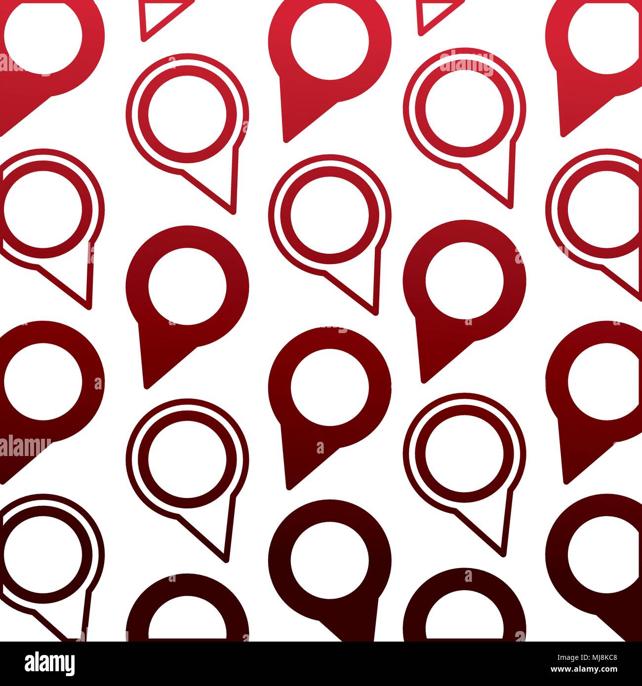 navigation gps pointer map app background vector illustration gradient color Stock Vector