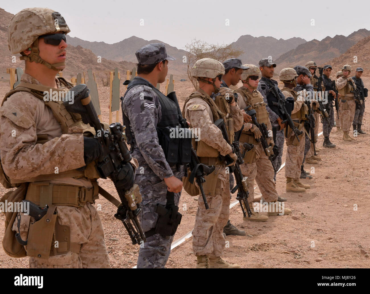 CAMP TITIN, Jordan (April 21, 2018) – U.S. Marines with Fleet ...