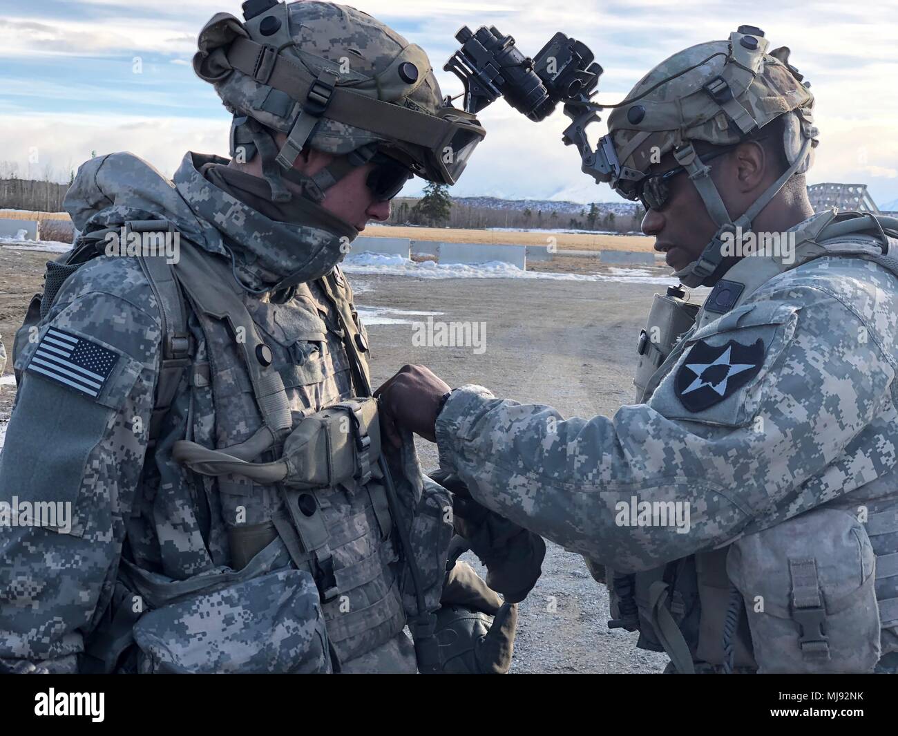 Staff Sgt. Carlos Semedo, a 7th Infantry Division squad leader assigned ...