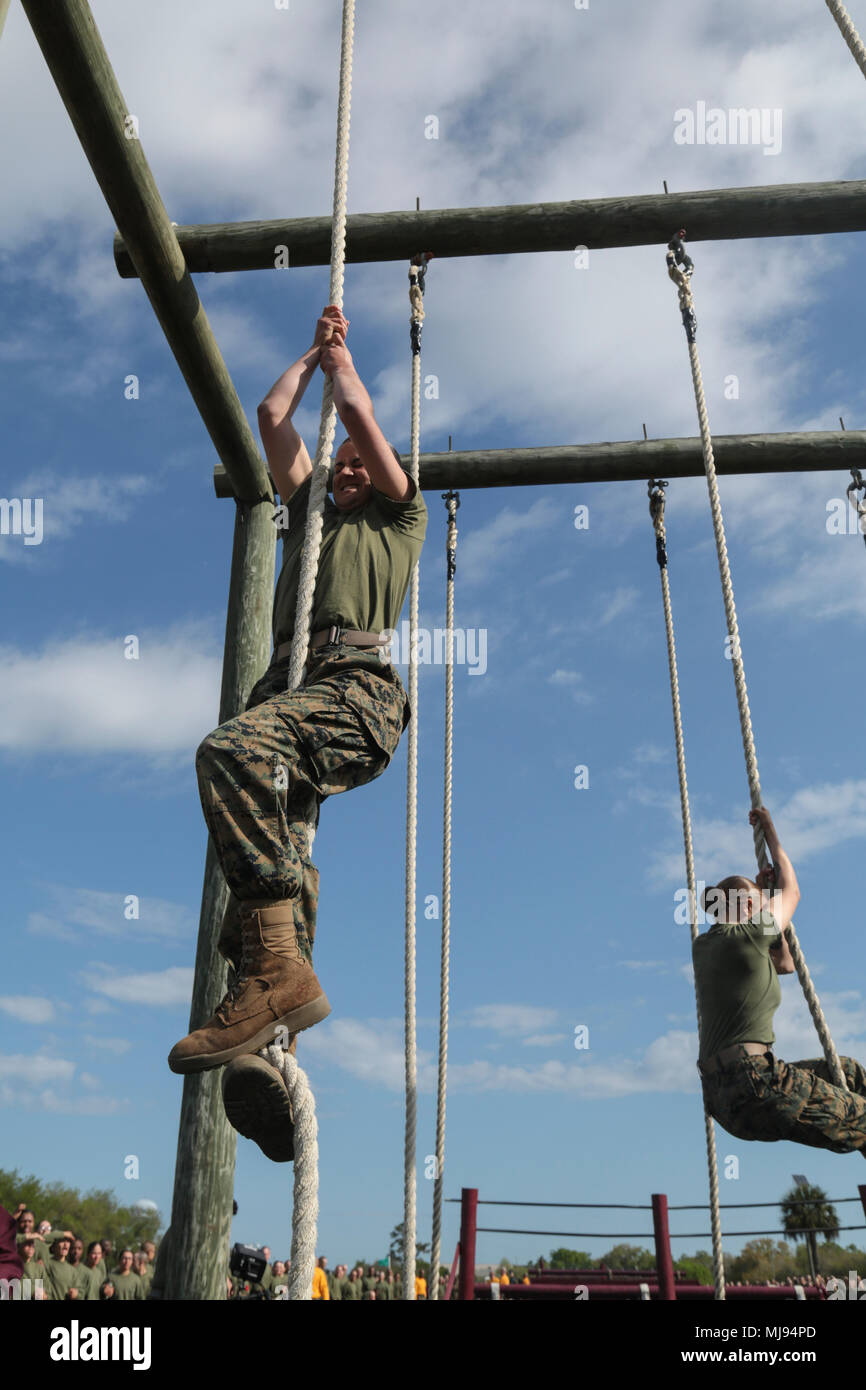 U.s. Marine Corps Pvt. Casey Thrasher With Platoon 4015, Oscar Company 