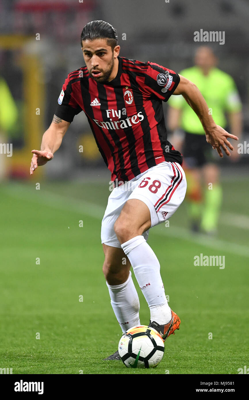 Ricardo Rodriguez Milan  Milano 04-04-2018 Stadio Giuseppe Meazza in San Siro Football Calcio Serie A 2017/2018 Milan - Inter. Foto Andrea Staccioli / Stock Photo