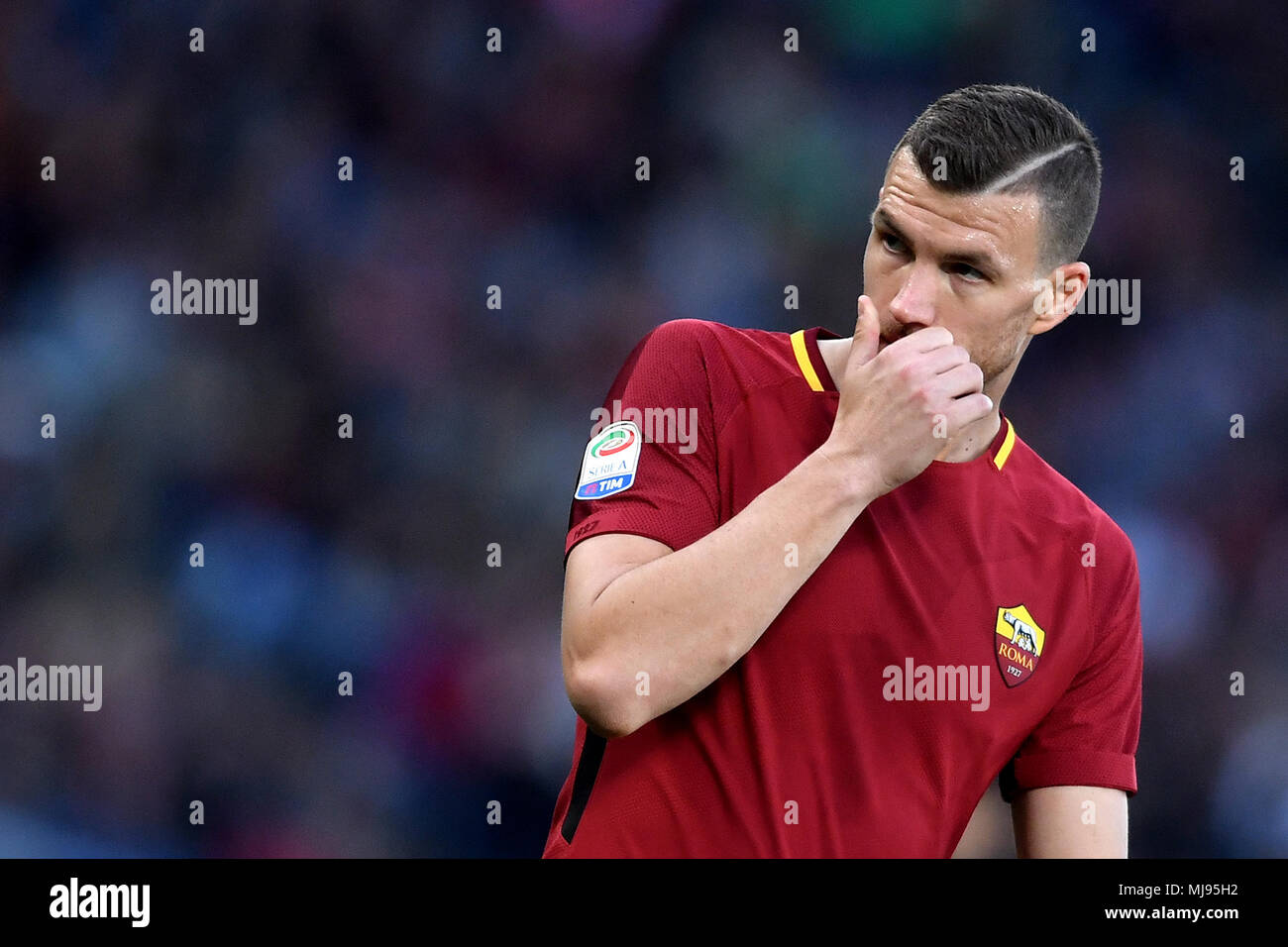 Delusione Edin Dzeko Roma Roma 07-04-2018 Stadio Olimpico Campionato ...