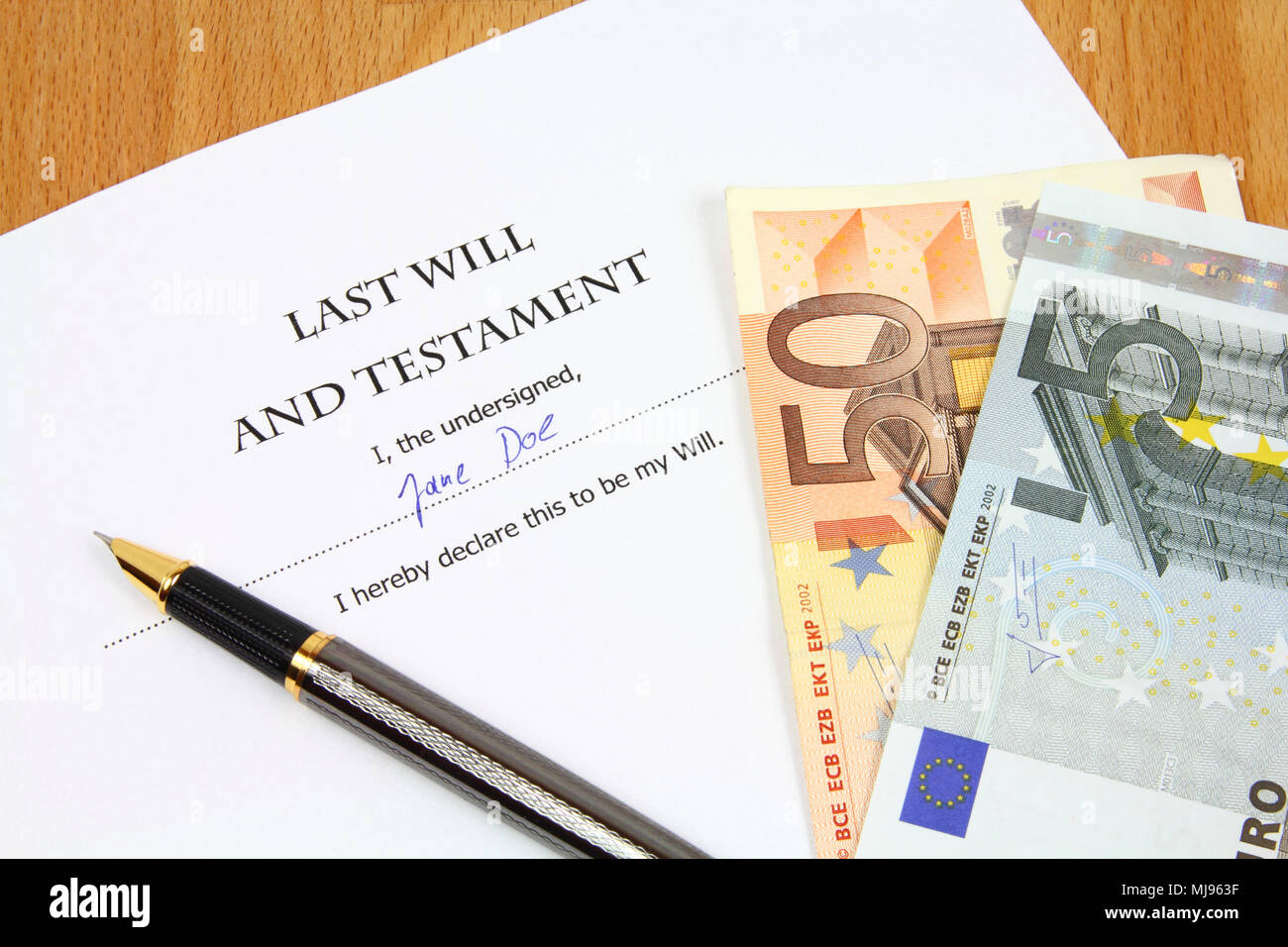 last-will-document-hi-res-stock-photography-and-images-alamy