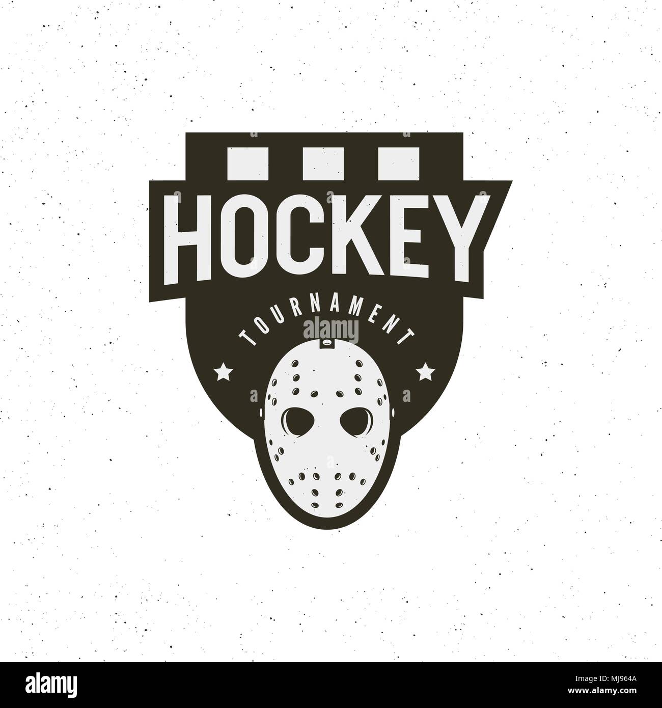hockey logo. sport emblem vector illustration Stock Vector Image & Art