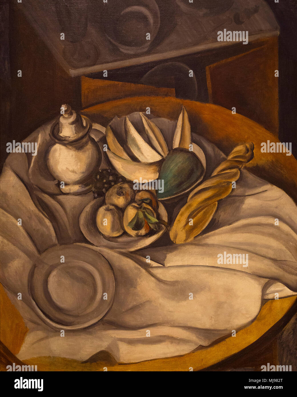 Still Life, Andre Derain, 1913, National Gallery of Art, Washington DC, USA, North America Stock Photo