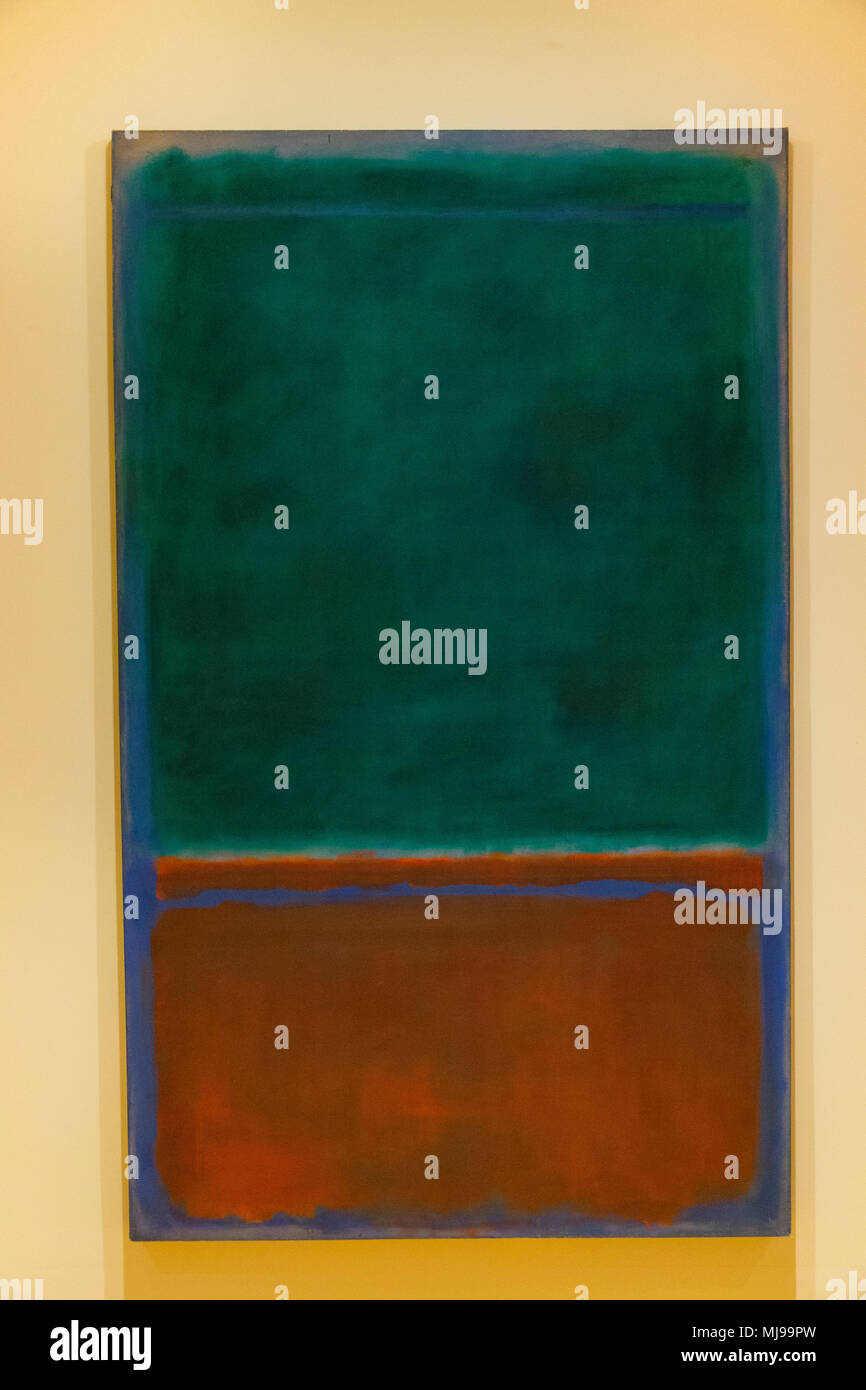 Green and Maroon, Mark Rothko, 1953, Phillips Collection, Washington DC, USA, North America Stock Photo