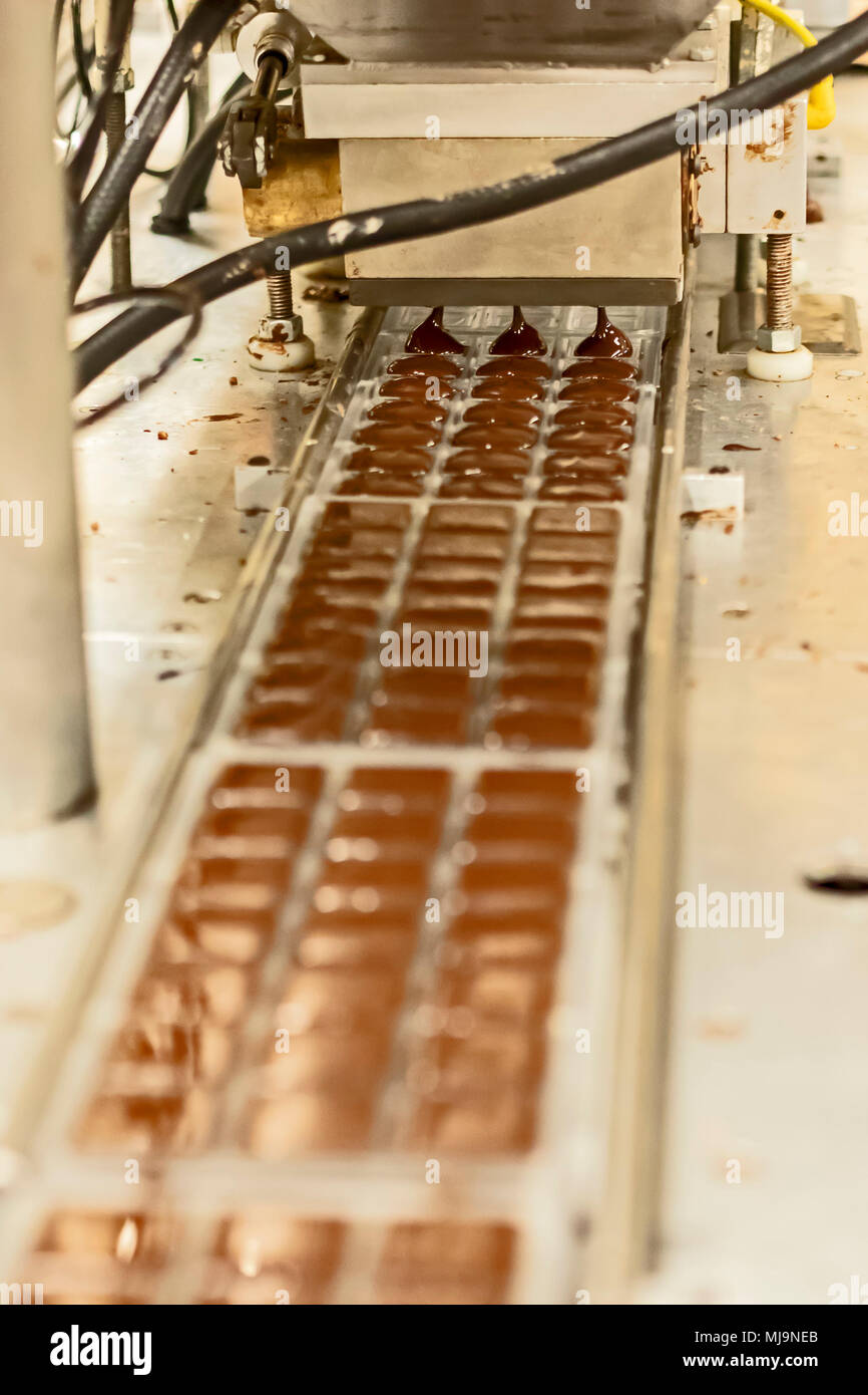 St. Augustine, Florida Chocolates being made at the Whetstone