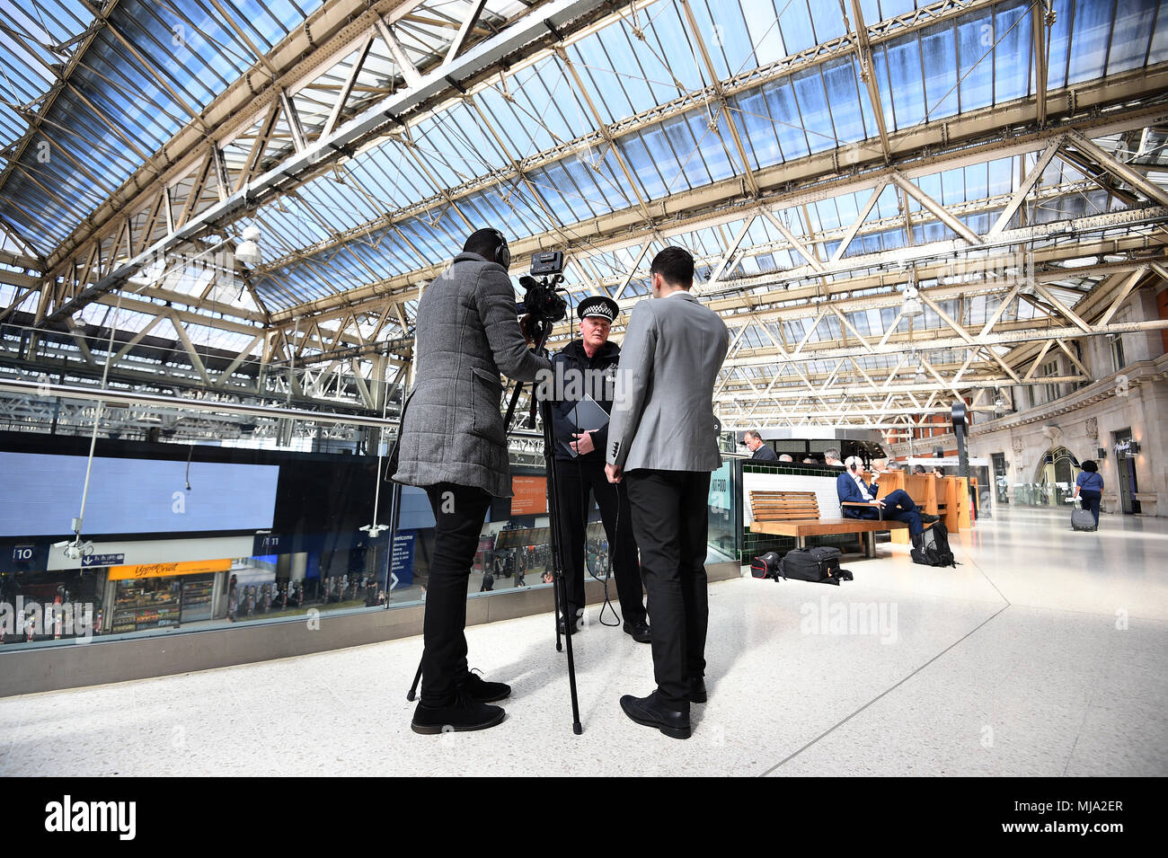 Chief superintendent john conaghan speaking waterloo station hires