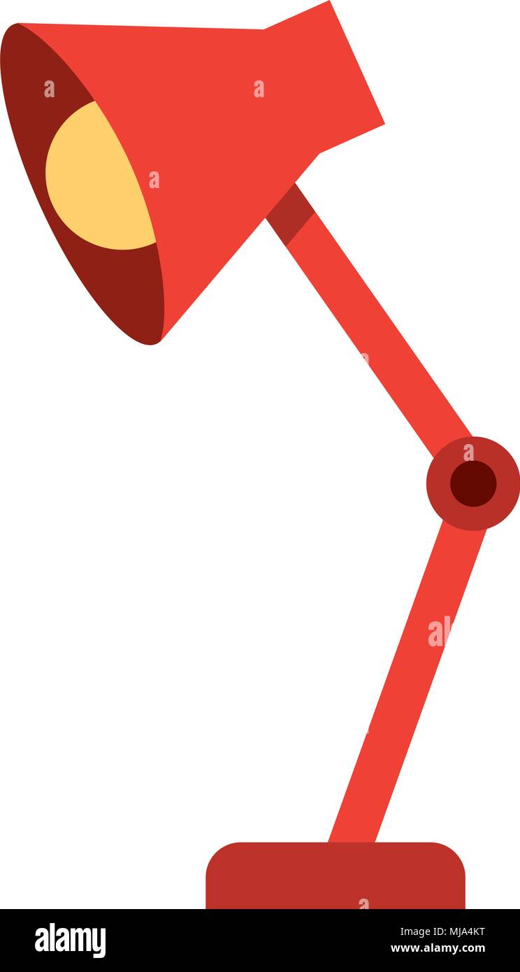 desk lamp isolated icon vector illustration design Stock Vector