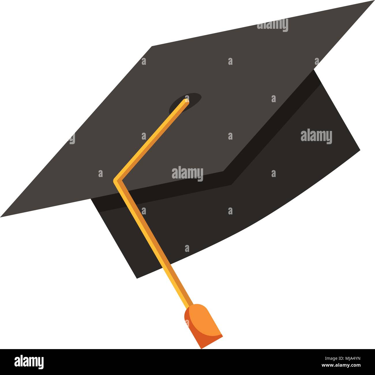 graduation hat isolated icon vector illustration design Stock Vector ...