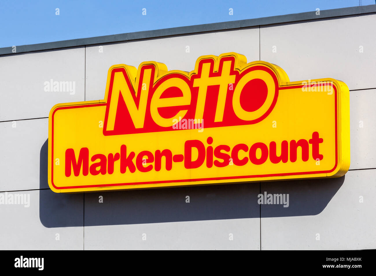 Netto Marken Discount logo, Germany, Europe Stock Photo