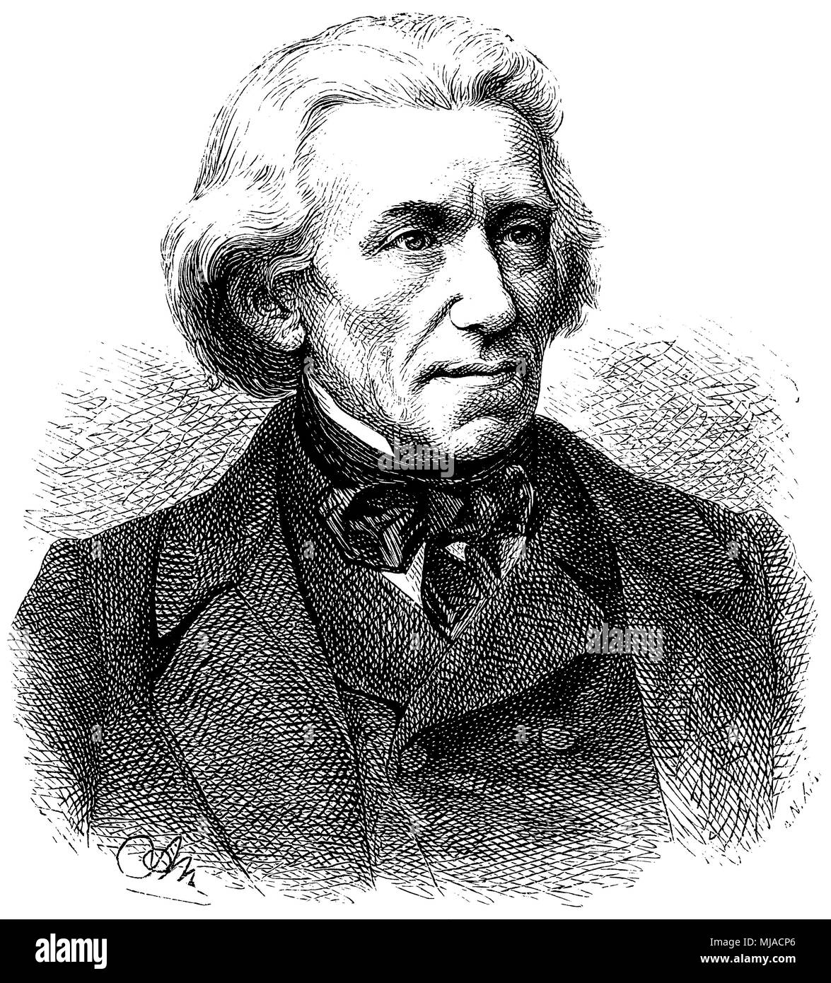 Wood engraving by ludwig richter hi res stock photography and images