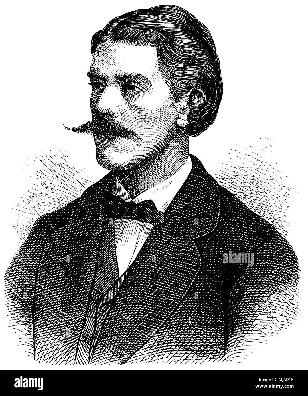 Georg August Schweinfurth (born December 29, 1836), Stock Photo