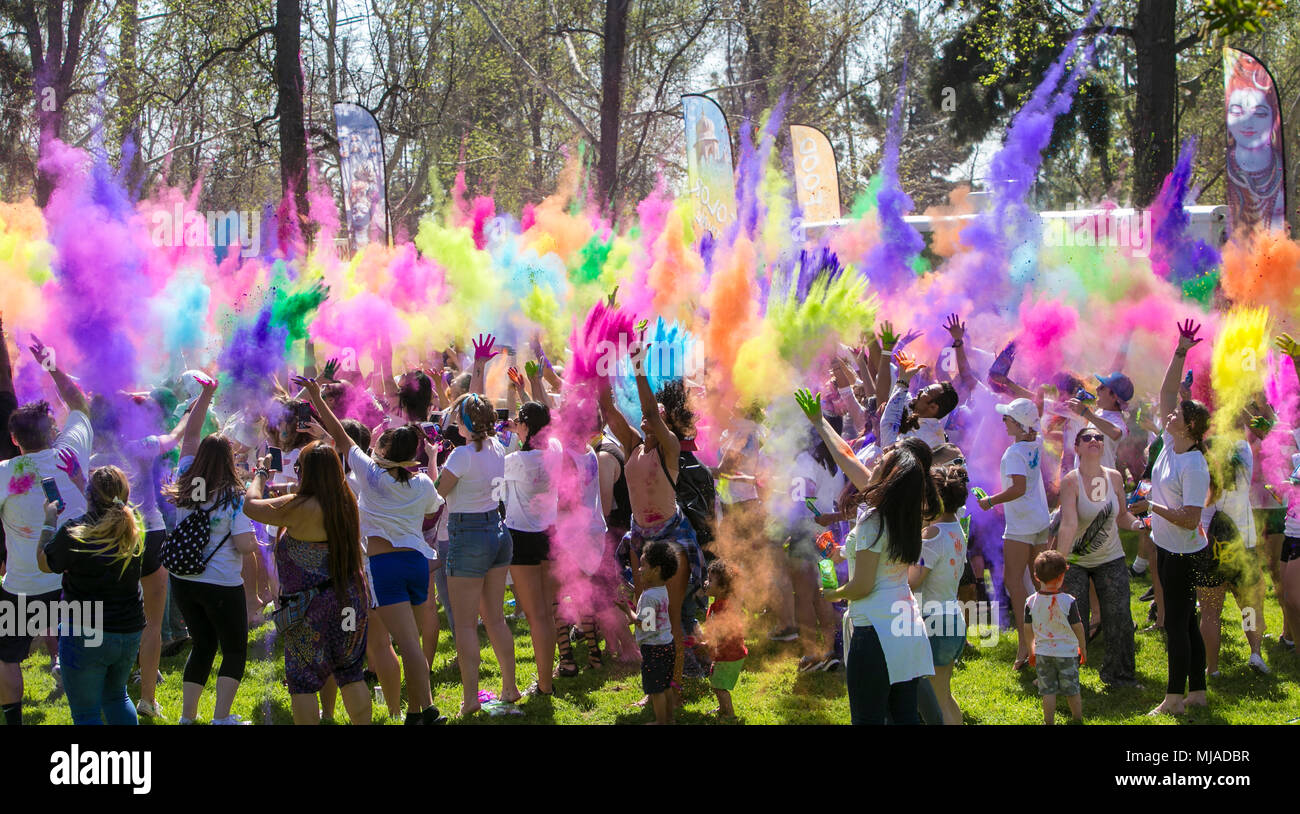 Holi Festival/Festival of Colors, Whittier Narrows Park, S. El Monte