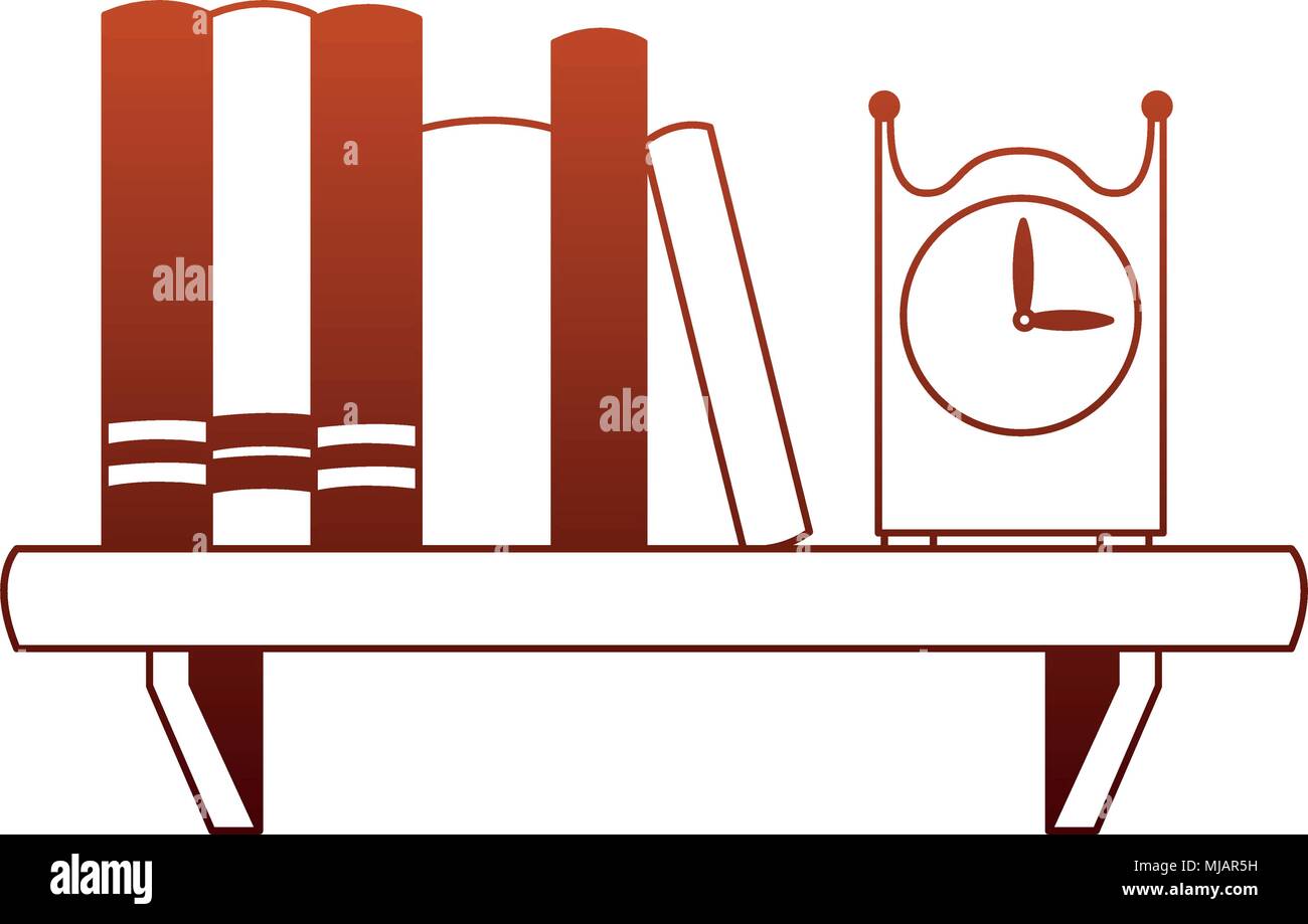 Light lamp isolated on red and orange lines Stock Vector
