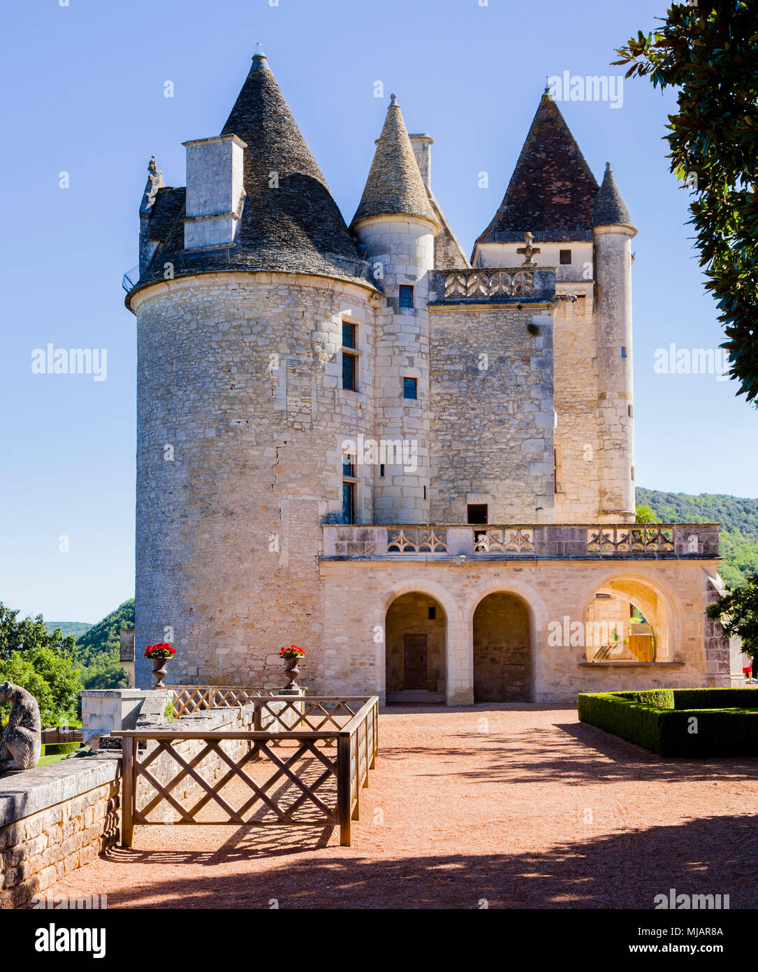 Château des Milandes, the former home of Josephine Baker, Castelnaud-la- Chapelle, France Stock Photo - Alamy