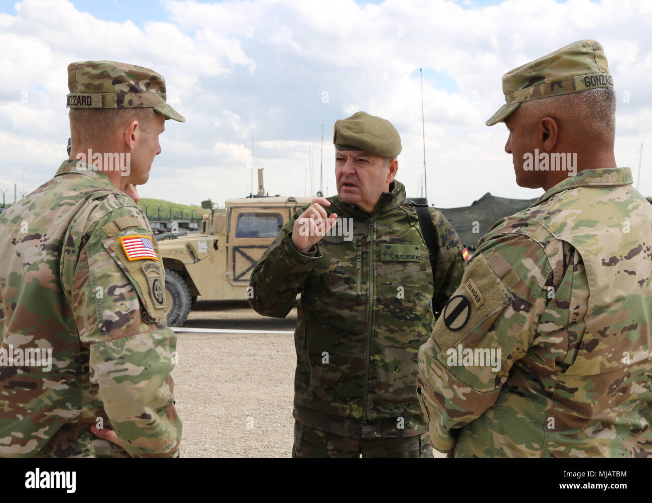 Spanish Brig. Gen. Antonio Ruiz Benitez, Doctrine Directorate commander ...
