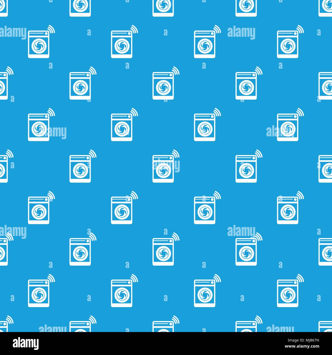 Washing machine pattern vector seamless blue repeat for any use Stock ...