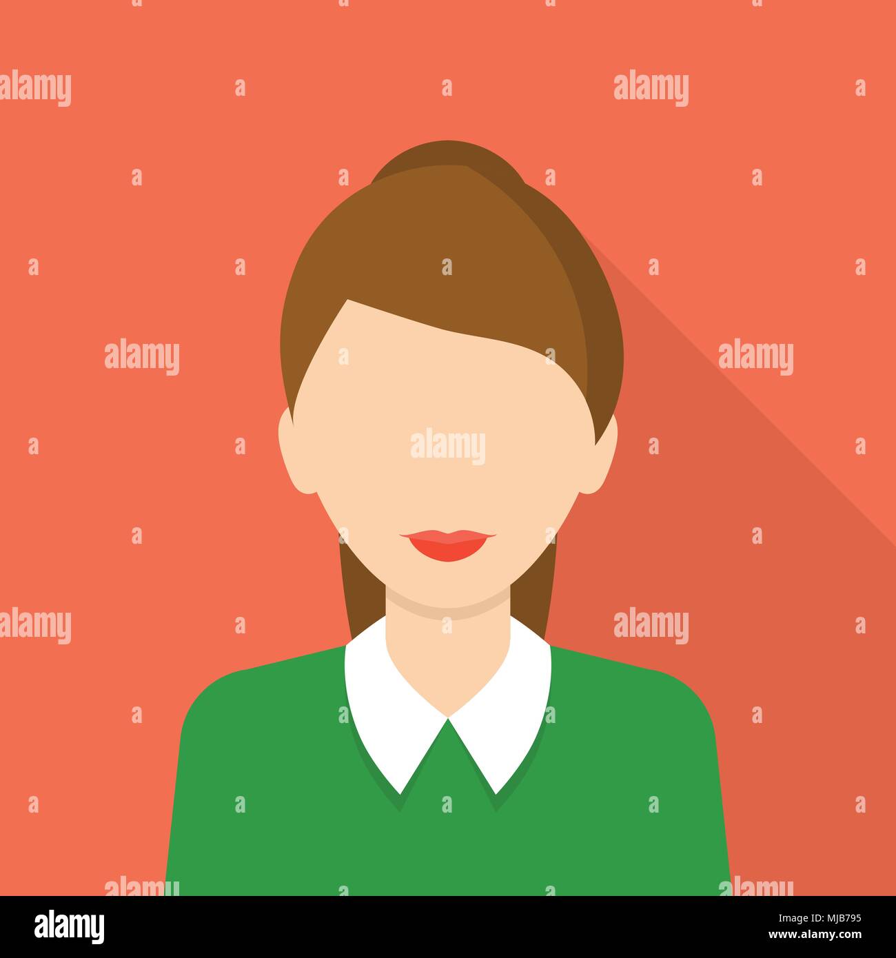 Teacher icon. Flat illustration of teacher vector icon for web Stock ...