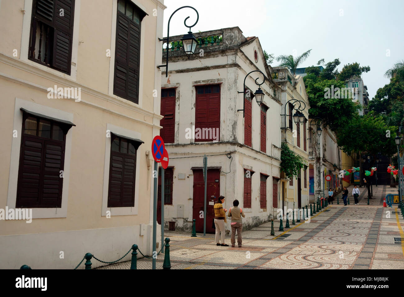 Portuguese colonial architecture of St Lazarus Church District, Macau, Special Administrative