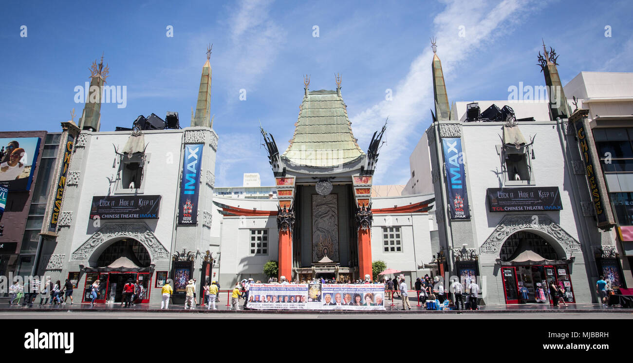 Grauman's Chinese Theatre In Hollywood Stock Photo
