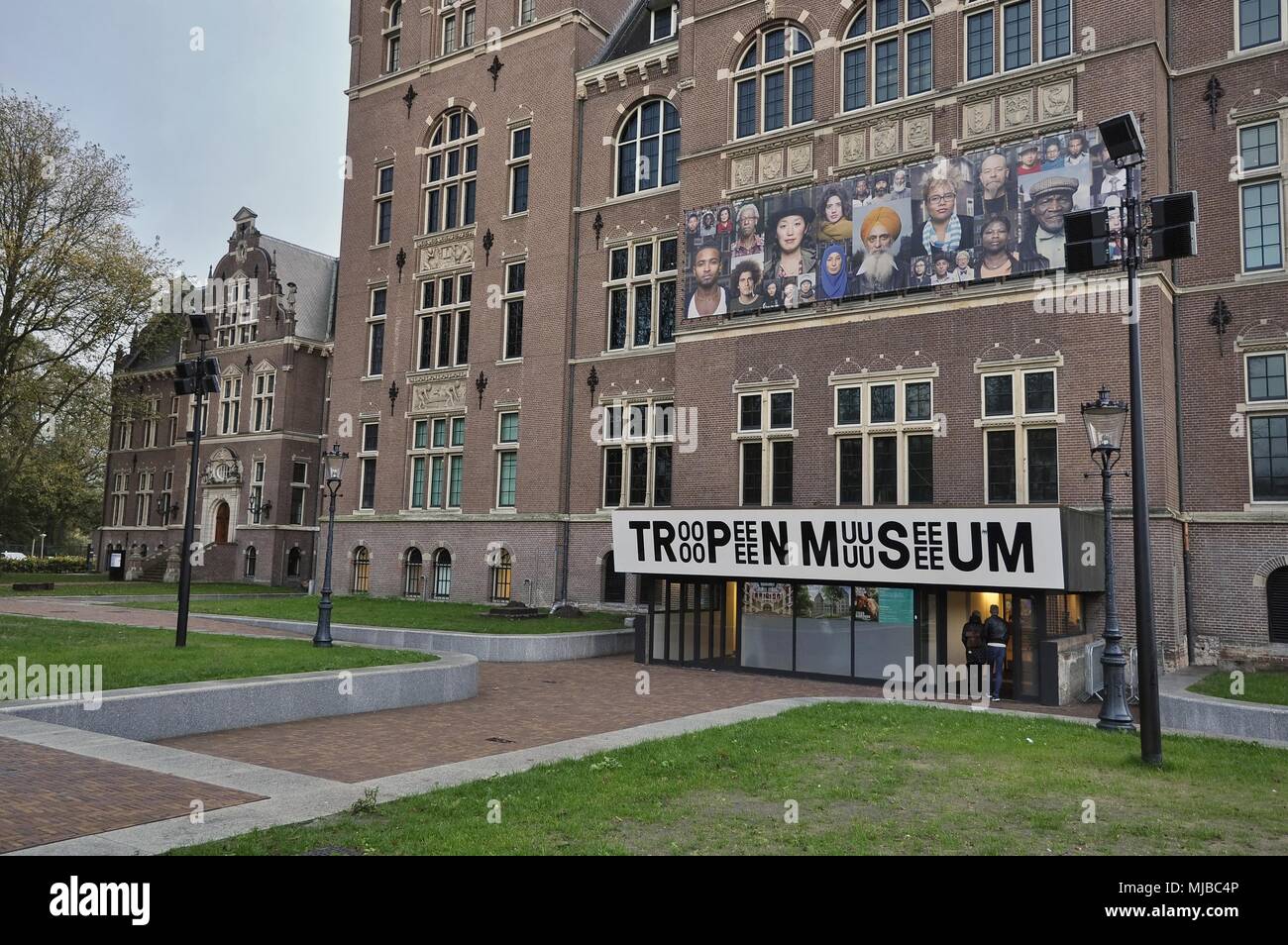 Amsterdam, Netherlands: The entrance of the Tropical Museum ...