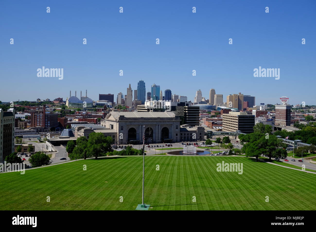 Kansas City Missouri Cityscape Stock Photo - Alamy