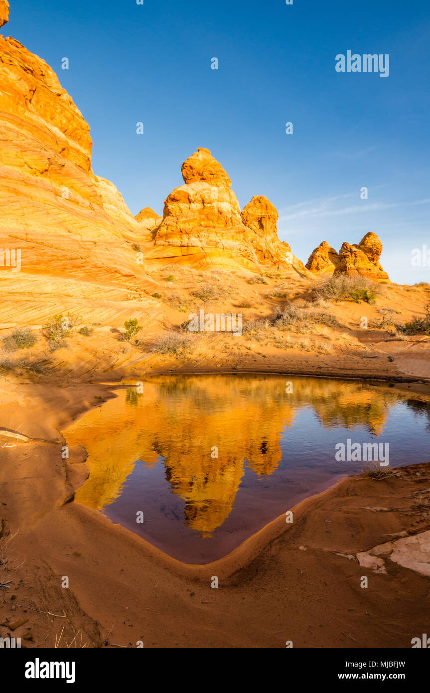 Reflection Of Colorful Sandstone Tepee Formations Cottonwood Access reflection-of-colorful-sandstone-tepee-formations-cottonwood-access