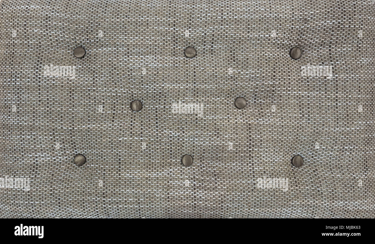 Decorative textile background with coach-type screed capitone ...