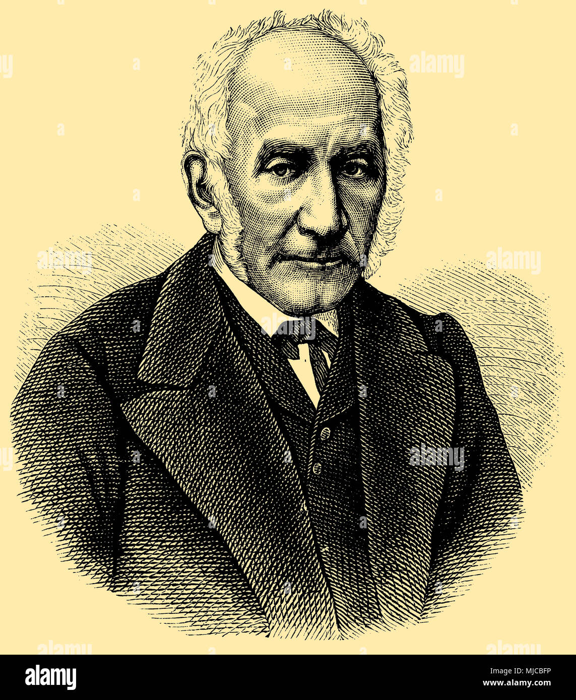 Alessandro Manzoni (born March 7, 1785, died 22-23. May 1873 Stock ...