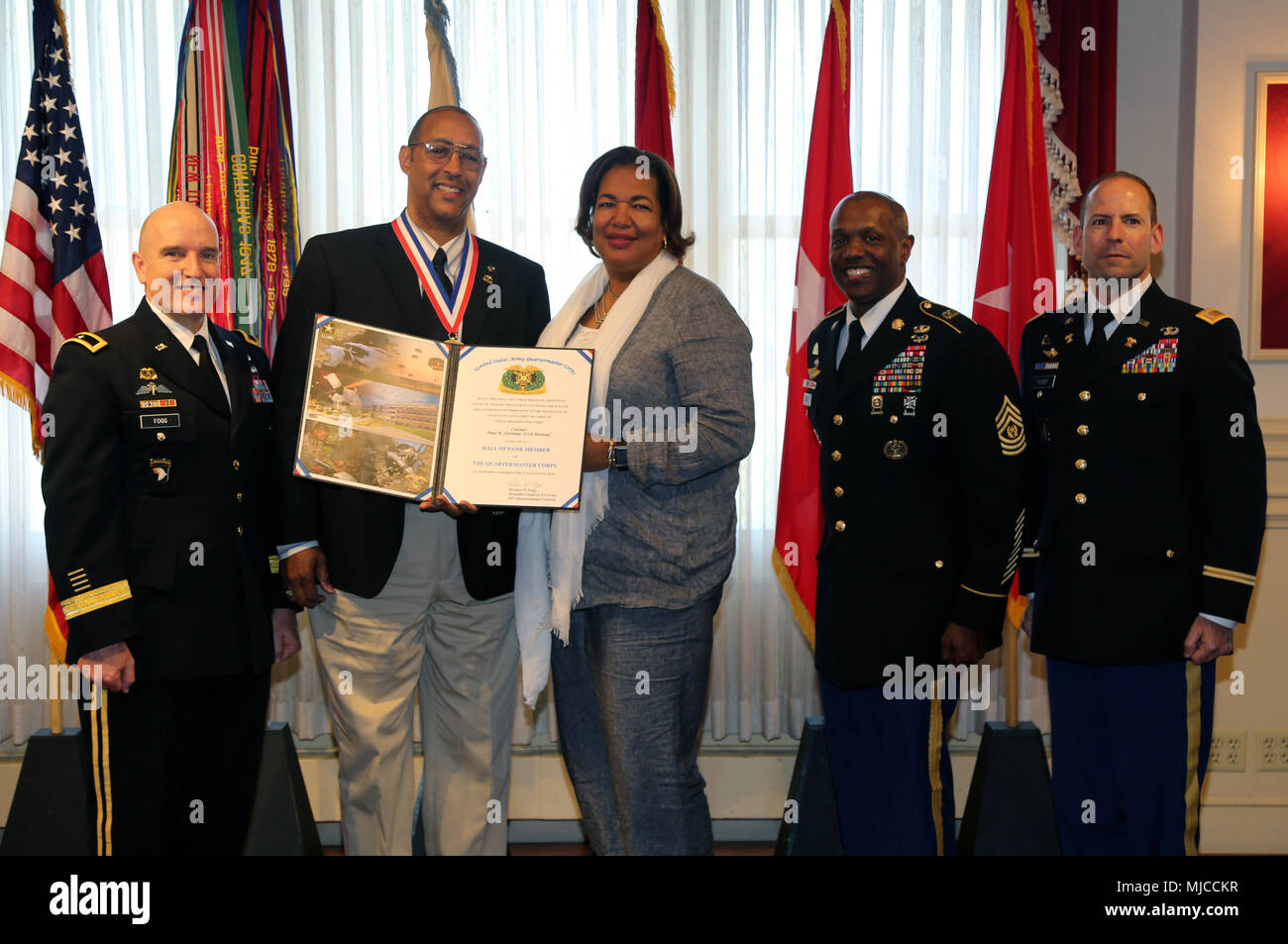 FORT LEE, Va. Sixteen individuals who distinguished themselves over the course of 411 years