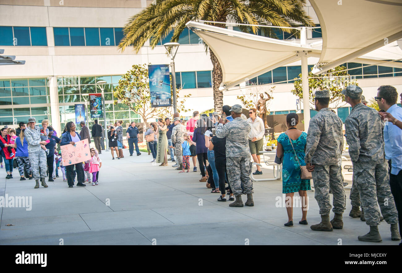Military and civilian personnel came out to support and cheer for their children as they paraded