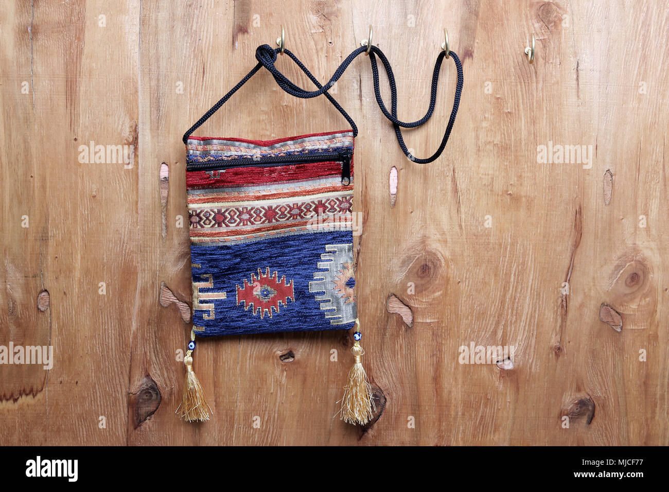 wooden sling bag