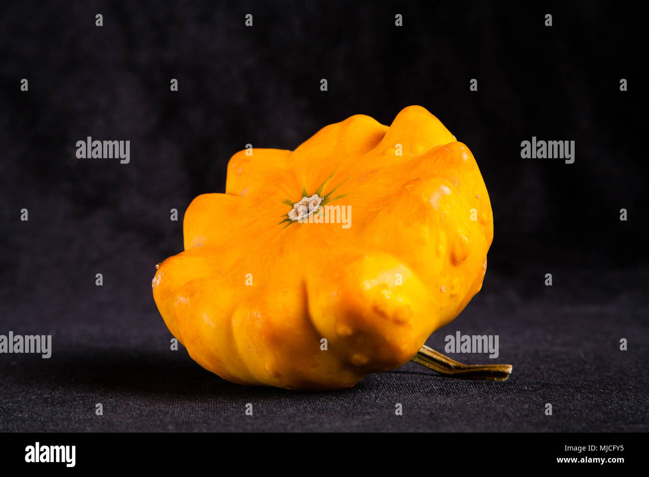 decorative gourd on black background Stock Photo Alamy