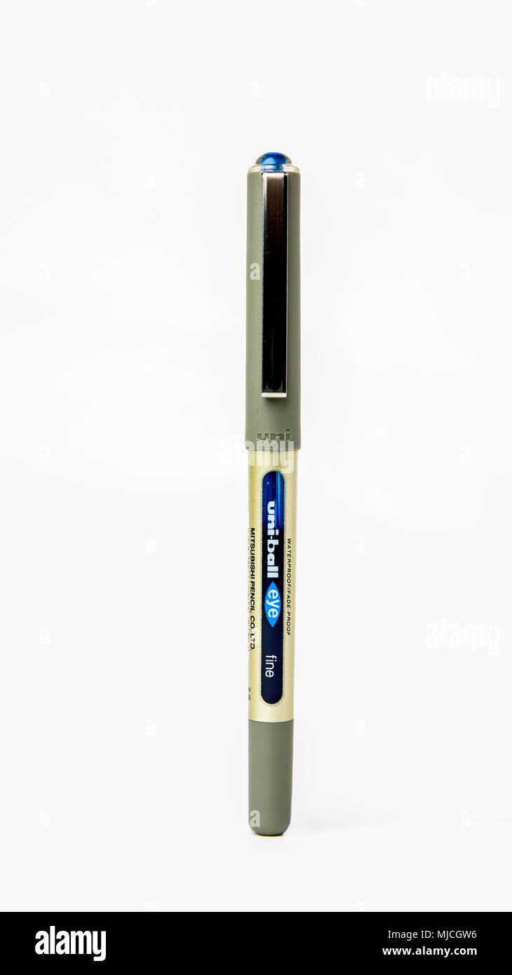 ball pen in white background Stock Photo