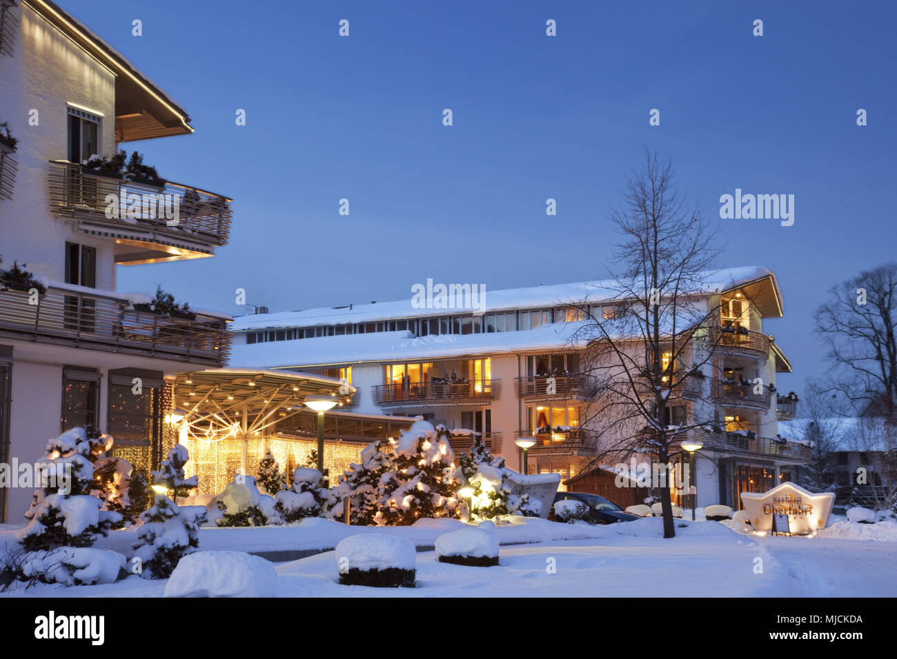 Sea Hotel Uberfahrt In Rottach Egern In The Tegernsee Tegernsee Valley Upper Bavaria Bavaria Germany Stock Photo Alamy