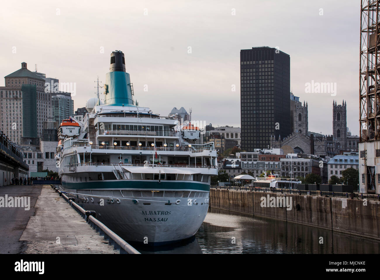 Harbour basin with ms albatross in montreal hires stock photography and images Alamy