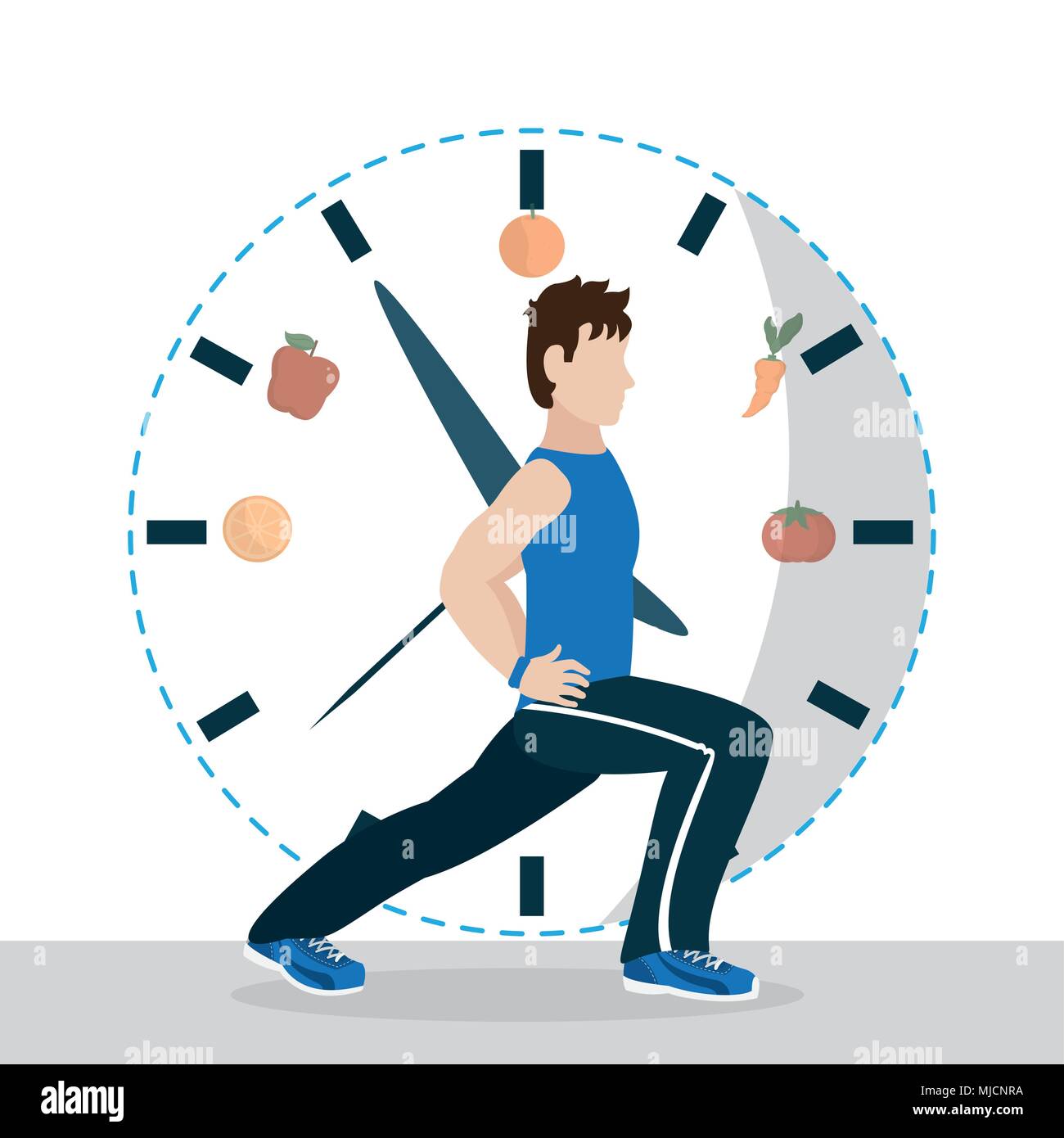 Healthy habits lifestyle Stock Vector Image & Art - Alamy