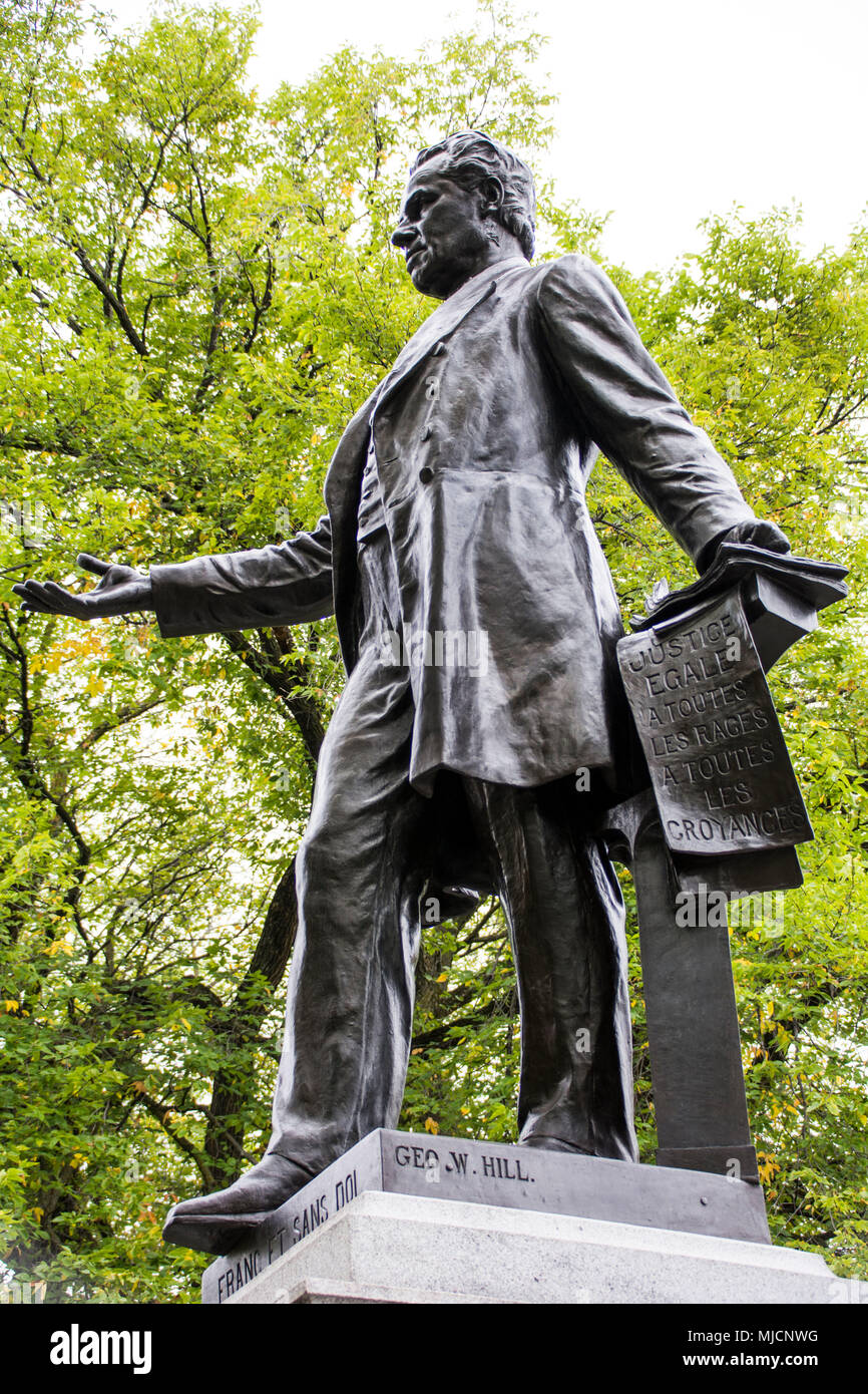 Cartier Monument in Québec City Stock Photo Alamy