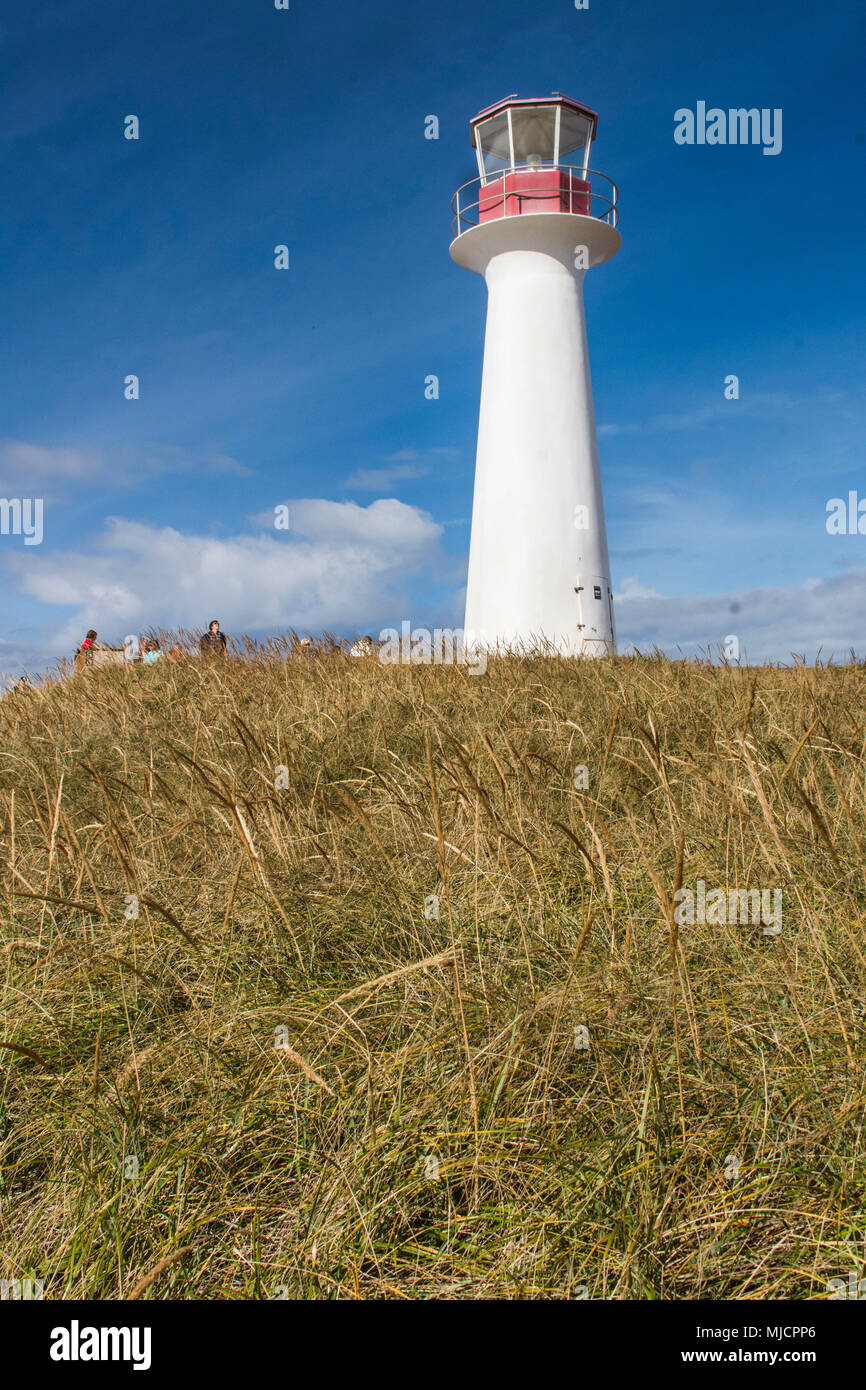 Lighthouse 'Cap Hérissé' on the Magdalen island of 'CapauxMeules' in