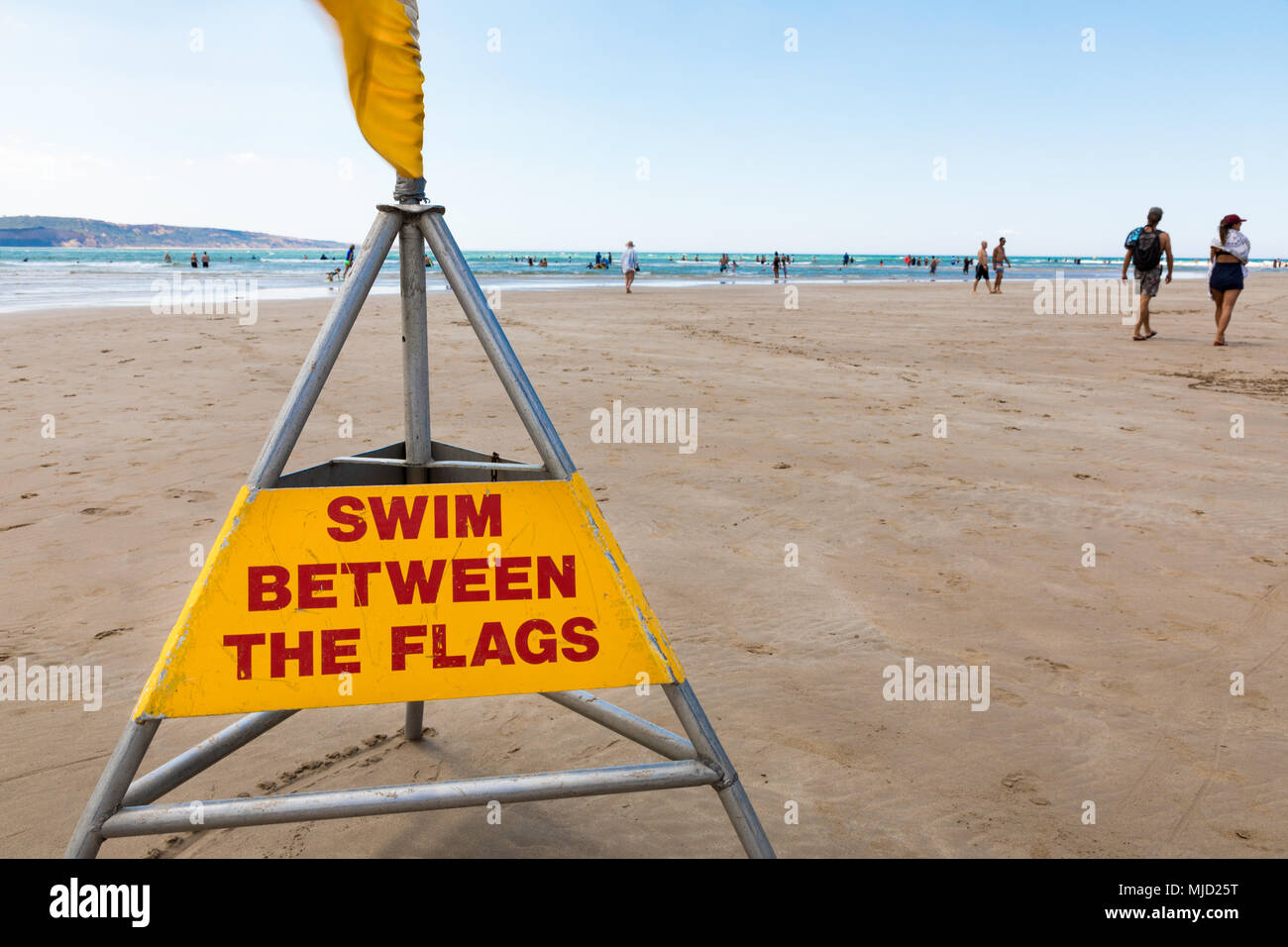 Swim between the flags hires stock photography and images Alamy