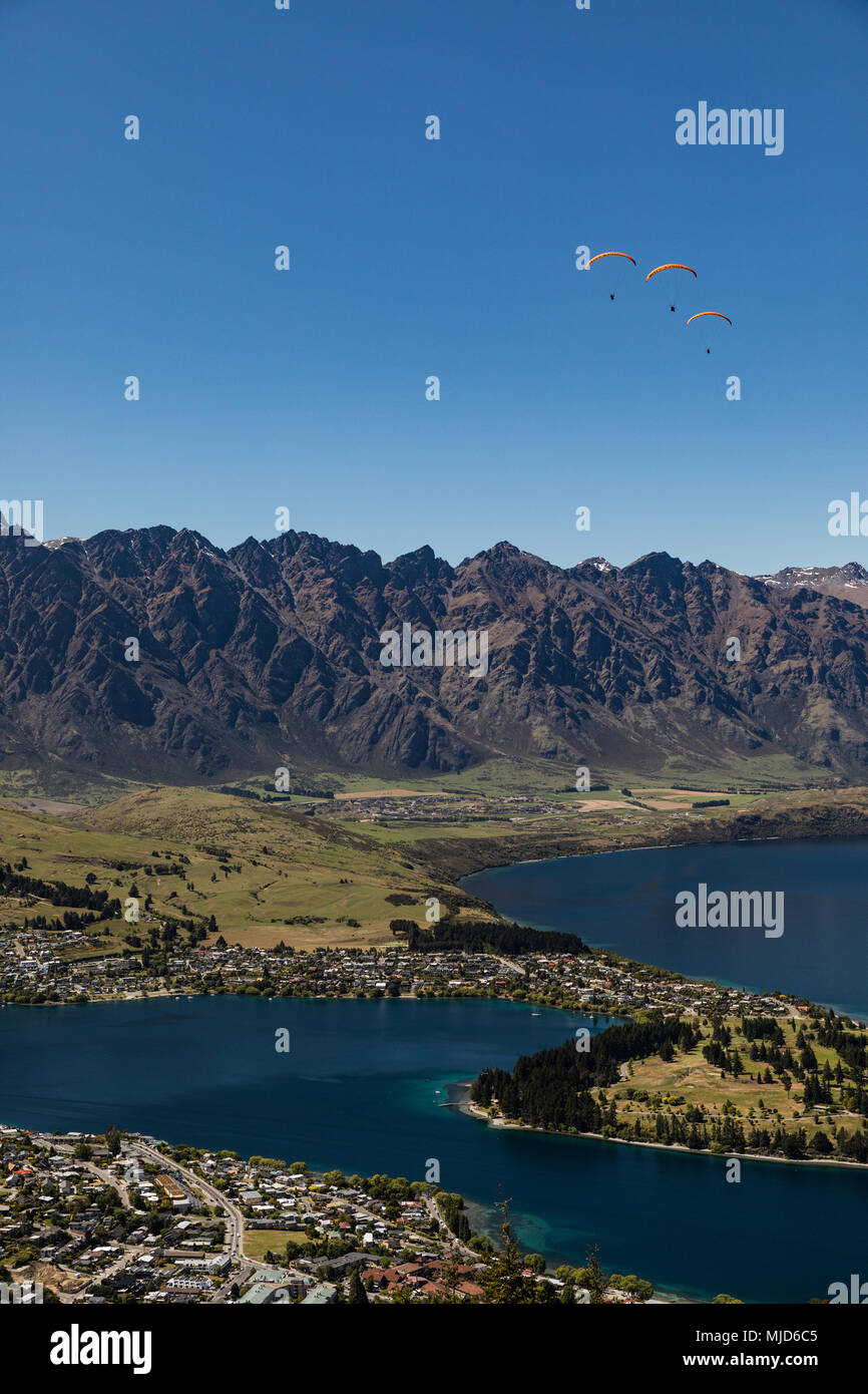 Aerial view queenstown new zealand hi-res stock photography and images ...