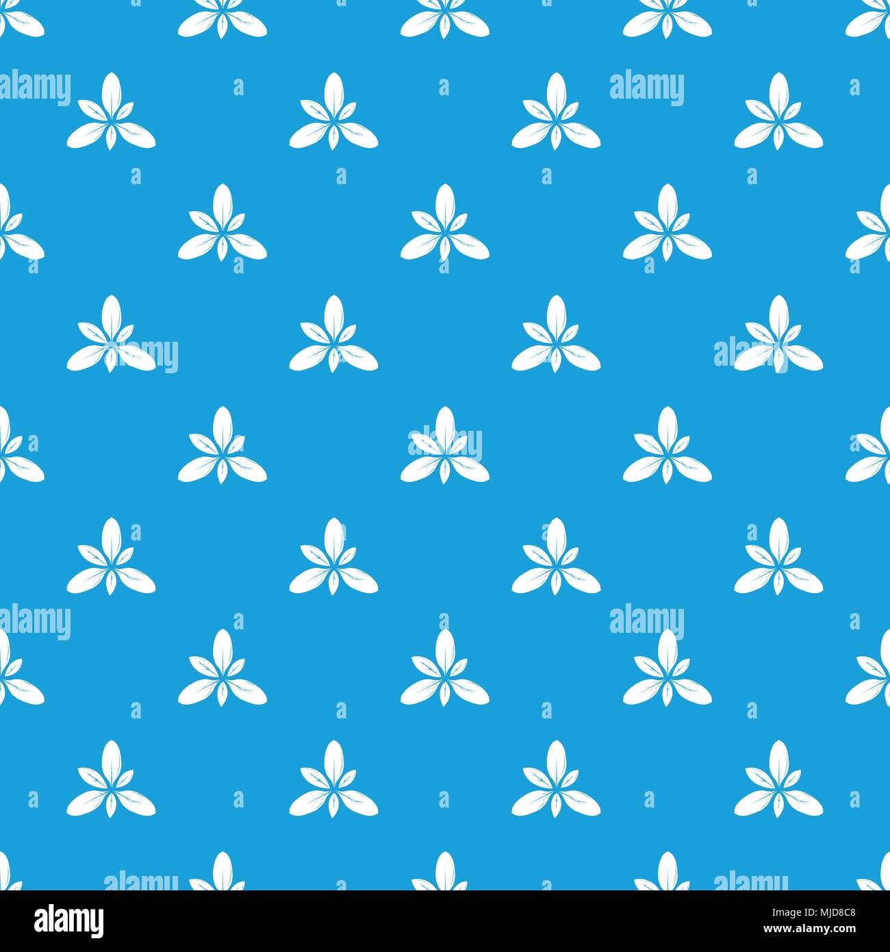 Leaf pattern vector seamless blue Stock Vector Image & Art - Alamy