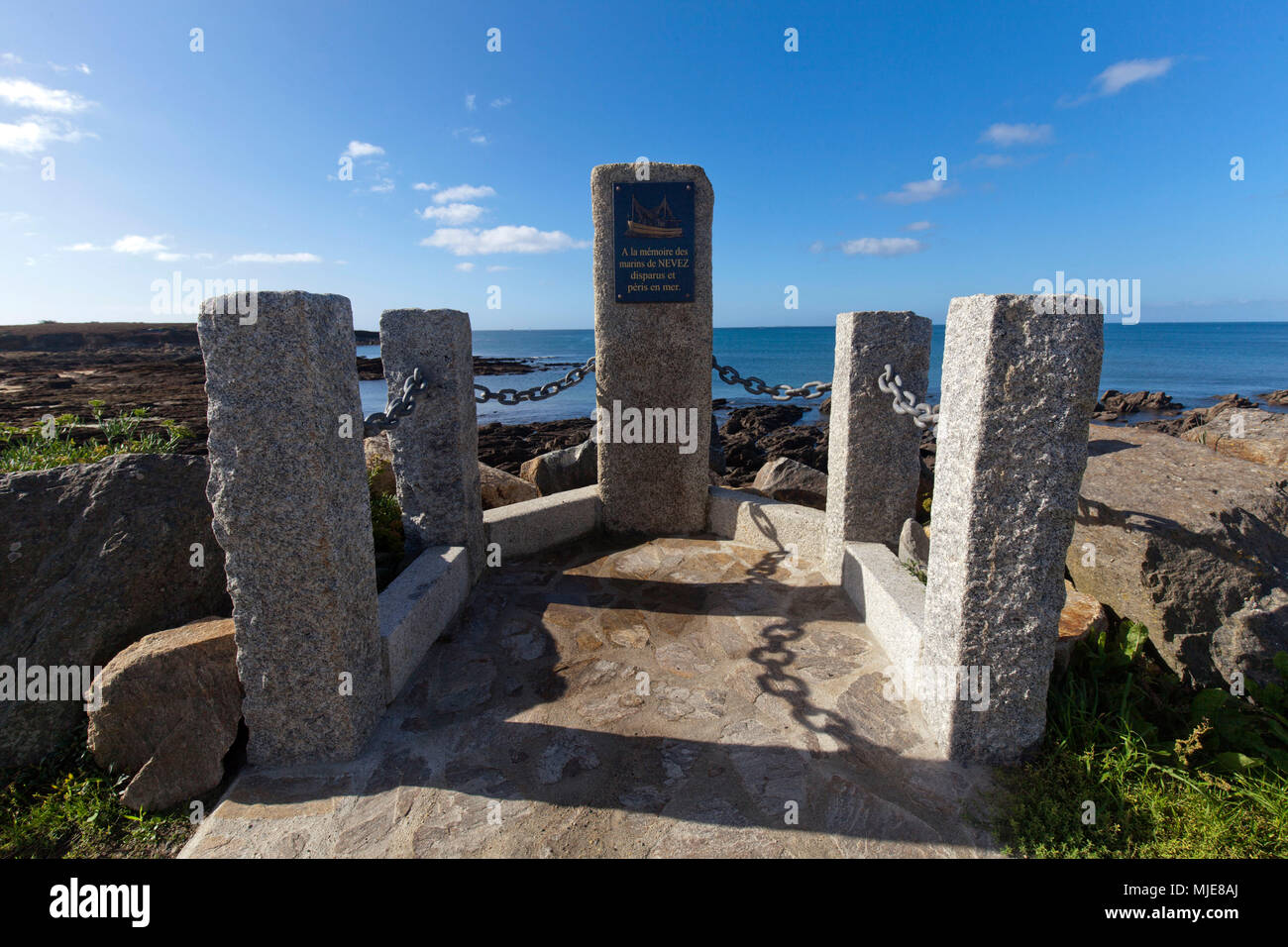 Monument for missing ship and the sailors Stock Photo