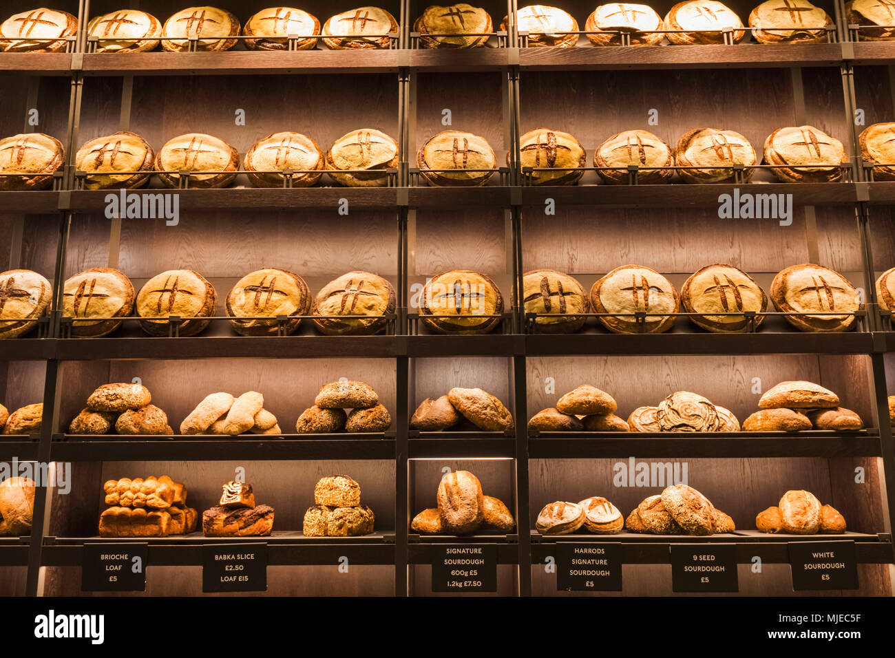 Bread counter display hi-res stock photography and images - Alamy