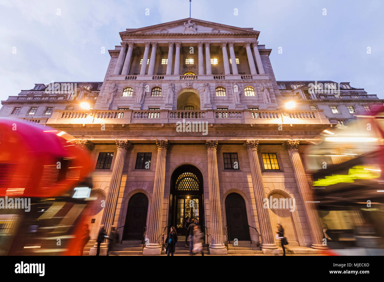 England, London, City of London, Bank of England Stock Photo