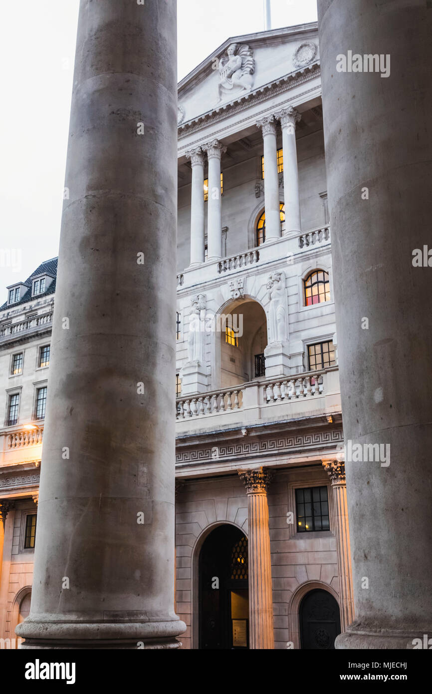 England, London, City of London, Bank of England Stock Photo