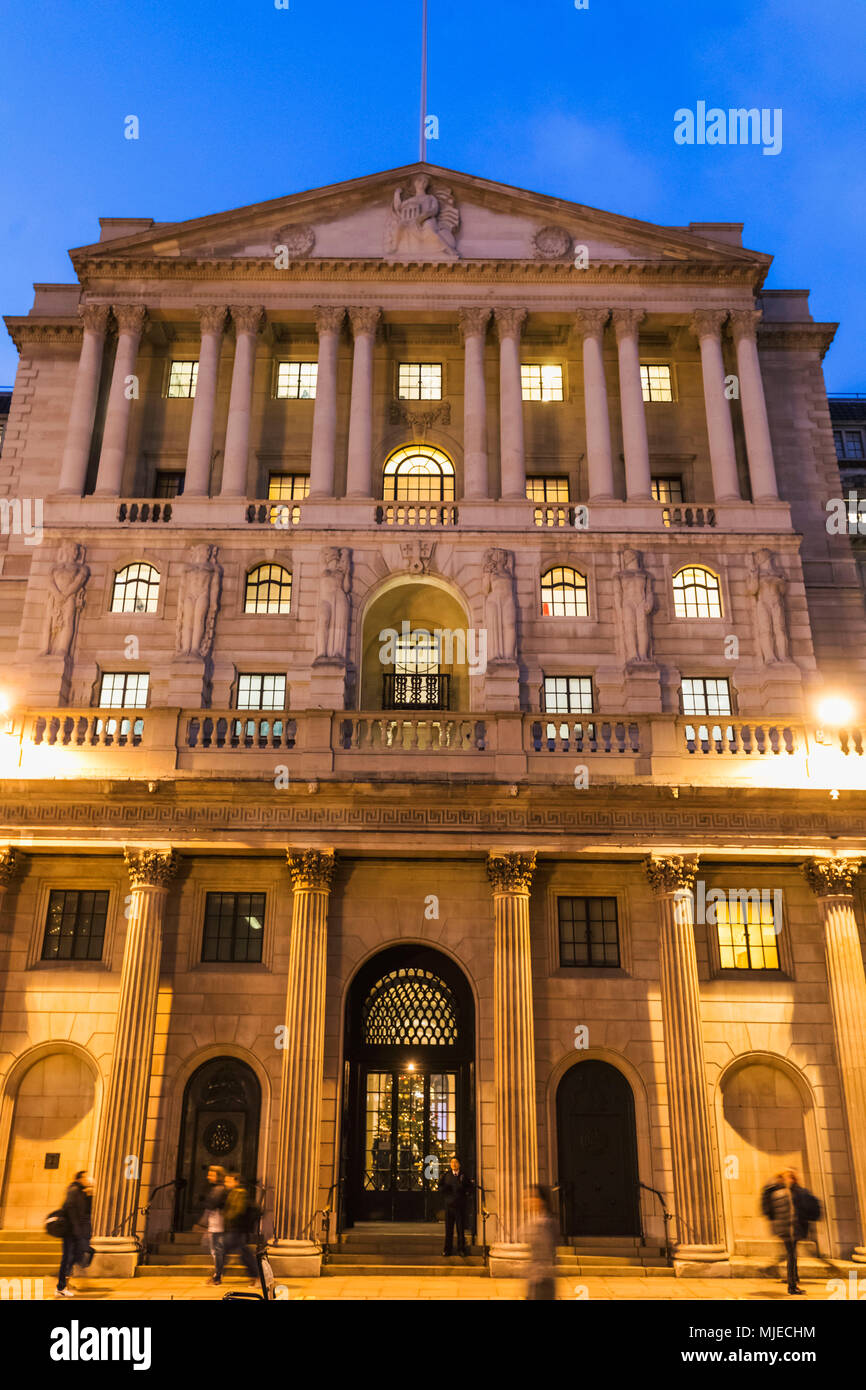 England, London, City of London, Bank of England Stock Photo