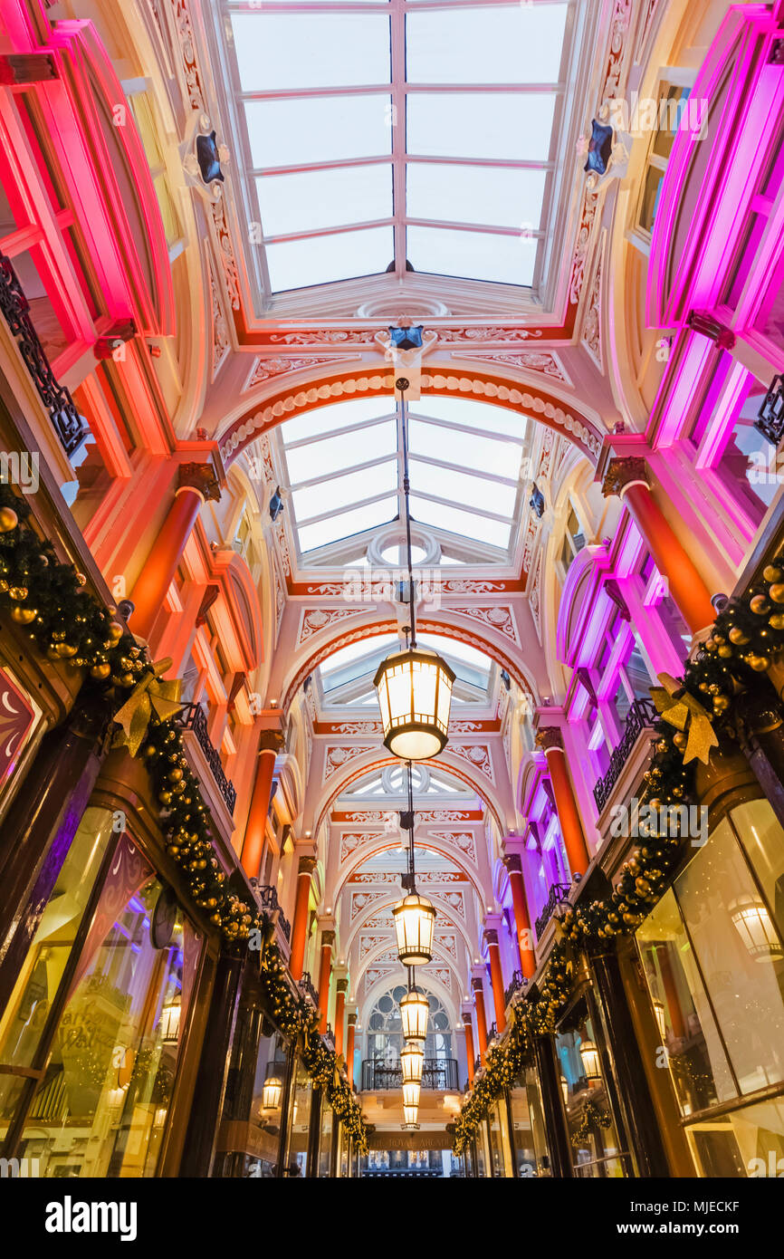 England, London, Piccadilly, Old Bond Street, The Royal Arcade Stock Photo