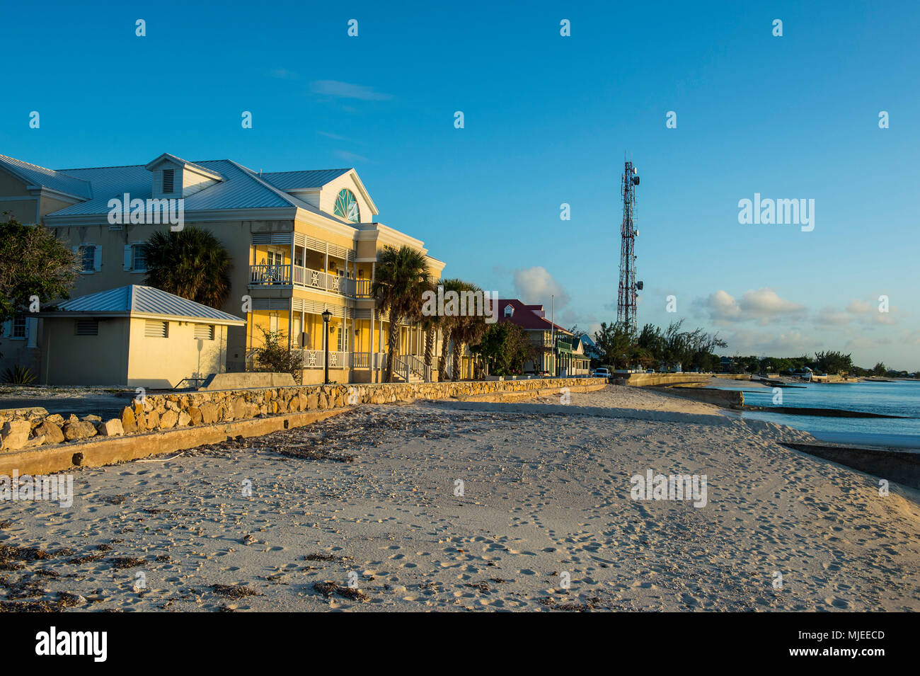 Cockburn town, Grand Turk, Turks and Caicos Stock Photo